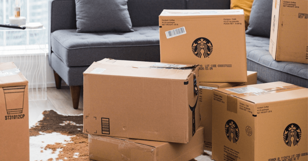 Where To Get Boxes For Moving? 21 Places To Find It For Free 4 strabucks boxes