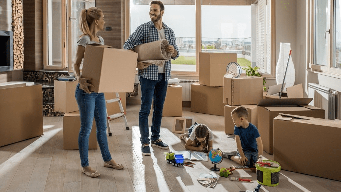 Comparing Rent a U-Haul vs Moving Companies in Ottawa 6 A family discussing additional services offered by a moving company