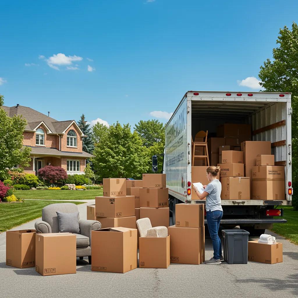 Home 14 moving truck loaded with boxes in a suburban ottawa neighborhood representing moving costs and planning 95a8ff9e 857c 4946 925c a8e21e3f813f ottawa moving company